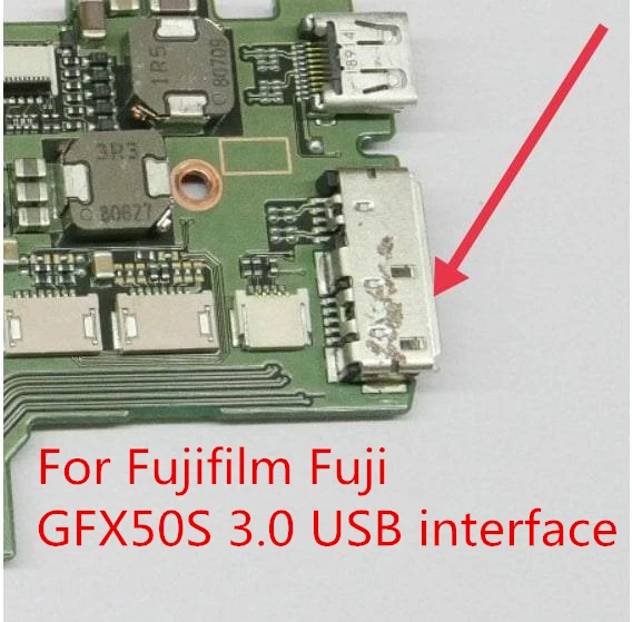 Original Camera Repair Parts For Fujifilm Fuji Gfx50S Motherboard 3.0 Usb Interface Gfx 50S
