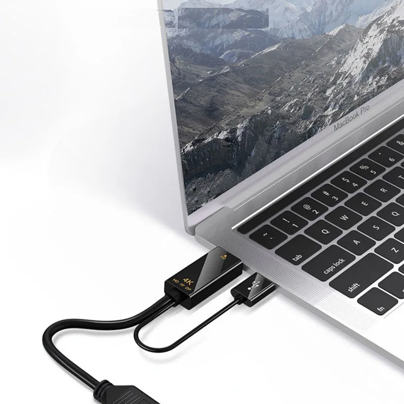 Hdtv A Big Dp Cable Splitter 4K @ 60Hz Hd Wire Converter Scheda Grafica Esports Giochi Monitor Computer Displayer Connect Cord