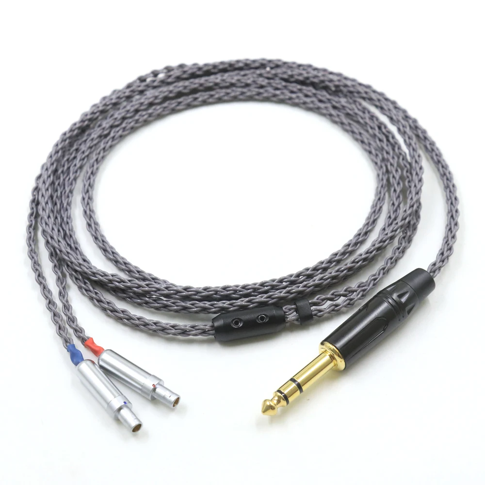 6.35 4 Pin Xlr 4.4 2.5Mm 3.5 Jack 8 Core Per Cuffie Cavo Auricolare Per Sennheiser Hd 800 S Hd800 Hd800S