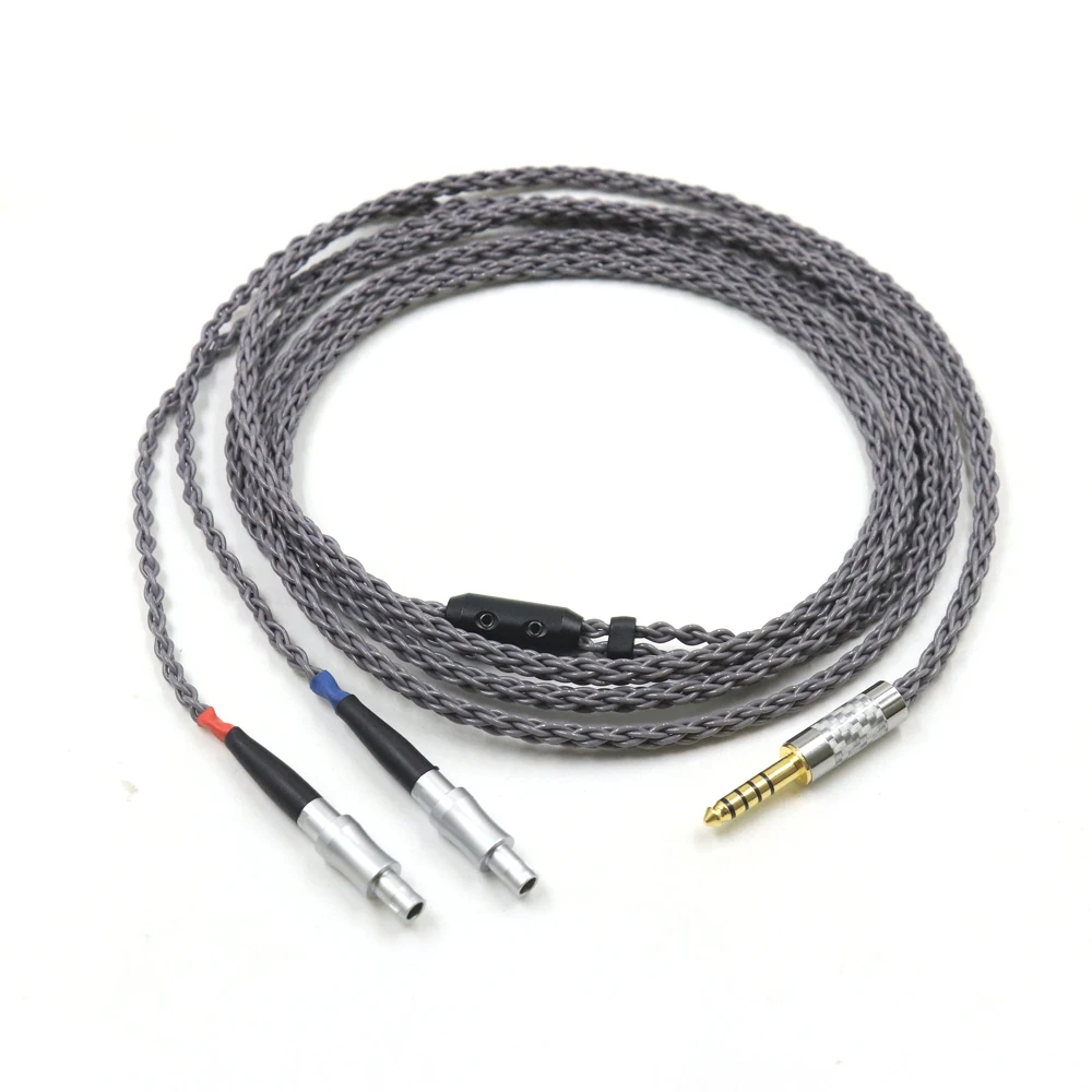 High Quality 8 Core 7N Occ Earphone Cable For Sennheiser Hd800 Hd800S Hd820S Hd820 Enigma Acoustics Dharma D1000 Headphone