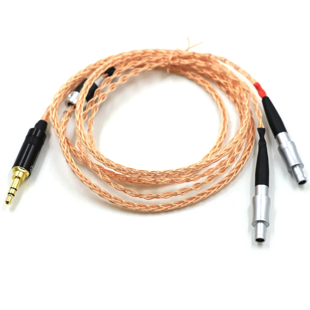 Hifi 7N Occ Single Crystal Copper Headphone Cable For Sennheiser Hd800 Hd800S Hd820S Hd820 Enigma Acoustics Dharma D1000