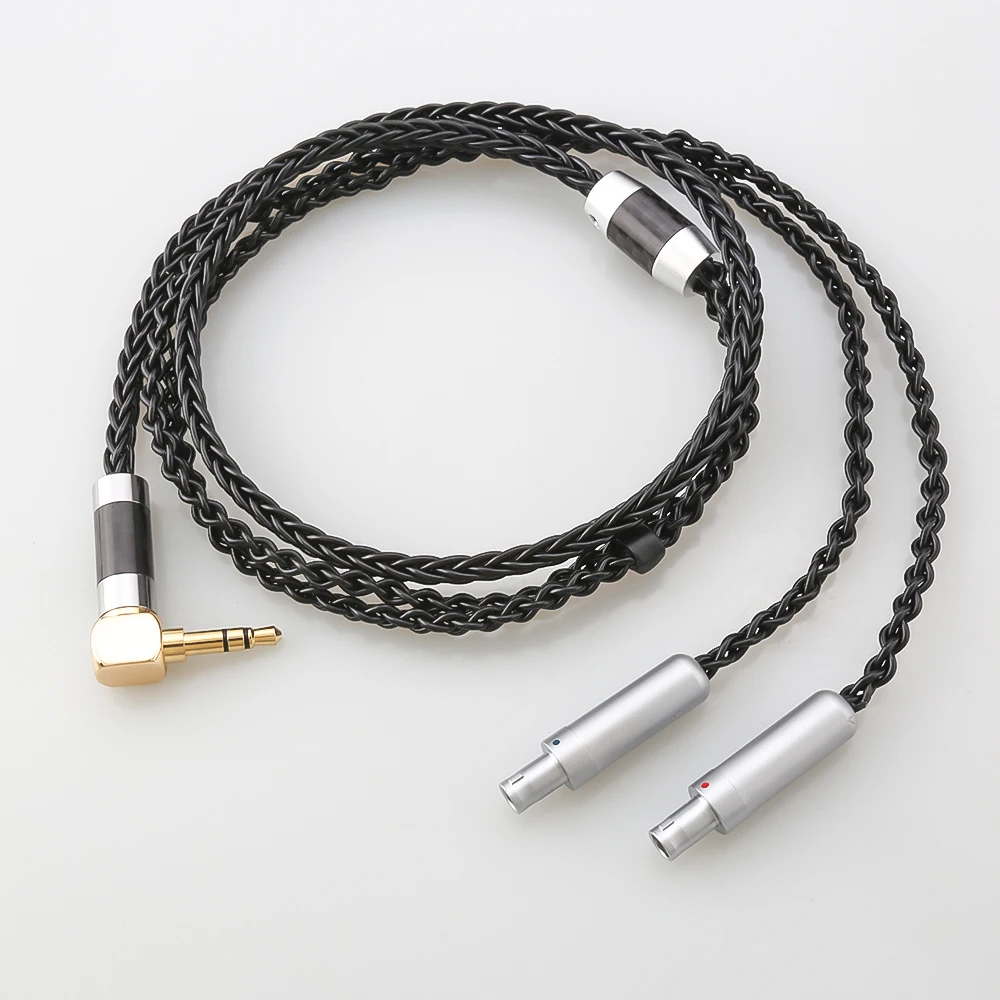 Hifi 4 Pin Xlr 4.4 2.5Mm 3.5 6.35 Jack 8Core Cavo Auricolare Per Cuffie Per Sennheiser Hd 800 S Hd800 Hd800S