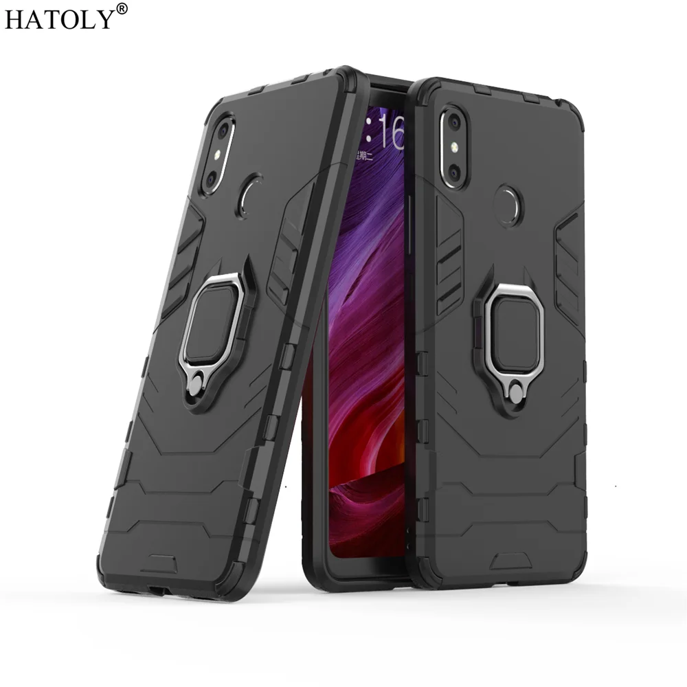 Per Xiaomi Mi Max 3 Custodia Cover Per Xiaomi Mi Max 3 Anello Per Dito Custodia Per Telefono Shell Funda Custodia Protettiva Per Armatura Per Xiaomi M