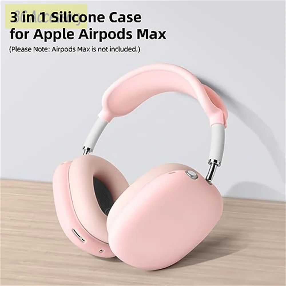 Per Airpods Max Custodia Per Cuscino Per Fascia 3 In 1 Custodia Protettiva Per Cuffie In Silicone Per Airpod Max 3D Custodia Carina Per 2020 Airpod Ma