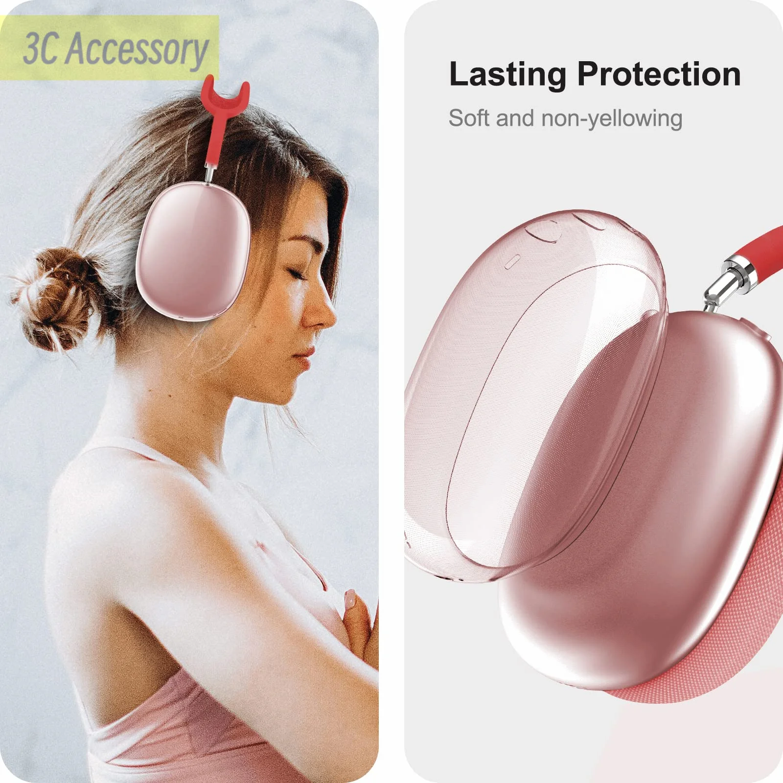 Per Apple Airpods Max Accessori Per Cuffie Wireless Custodia Protettiva In Gomma Siliconica Morbida Per Apple Airpods Max 2020 Headset
