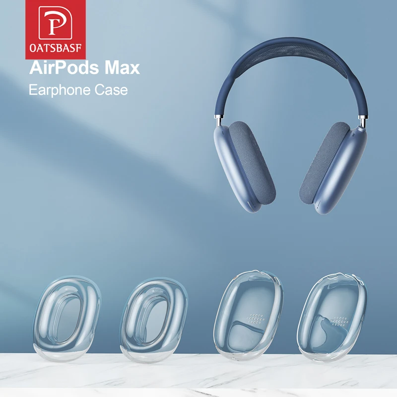 Oatsff Cover Protettiva Per Airpods Max Headset Skin Cover Anti-Scratch Auricolare Shell Per Apple Headset Accessori Per Cuffie