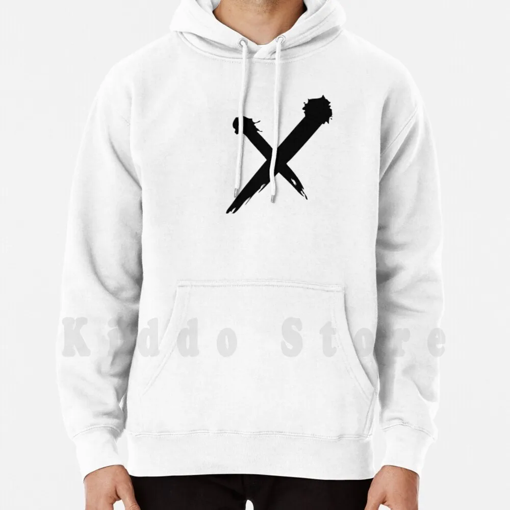 The World Ends With You Cross Hoodie Manica Lunga Twewy The World Ends With You Cross Square Enix