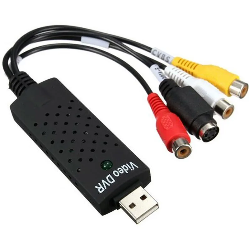 Usb 2.0 Dispositivo Di Scheda Di Acquisizione Video Audio Adattatore Di Bloccaggio Di Vhs Vcr Tv Dvd Converter Supporto Win Xp/Win Vista /Win 7/Win 8/