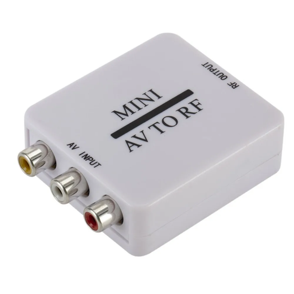 Convertitore Da Av A Rf Rca Av A Rf Comodo Switcher Tv Da Rca A Rf Amplificatore Da Av A Rf 67.25 Mhz Hd Per Tv/Vhs Videoregistratore/Dvd