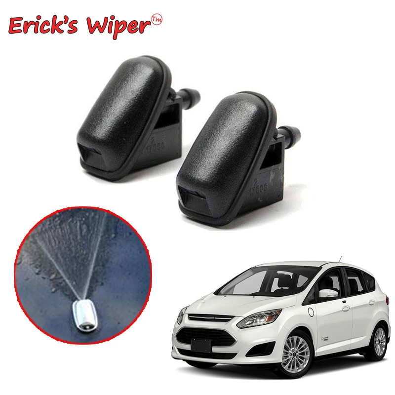 Ener'S Wiper 2 Pz/Lotto Ugello A Getto Per Tergicristallo Anteriore Per Ford C-Max Cmax 2 2011 - 2023 Oe #1708797 Spray Per Cappa D'Acqua