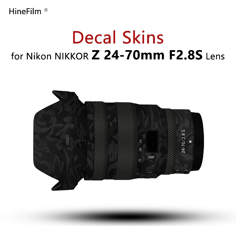 Nikkor Z Muslimah Lens Stickers 2470 2.8 Skin Per Nikon Z 24-70Mm F/2.8 S Lens Decal Protector Coat Wrap Cover Sticker Film