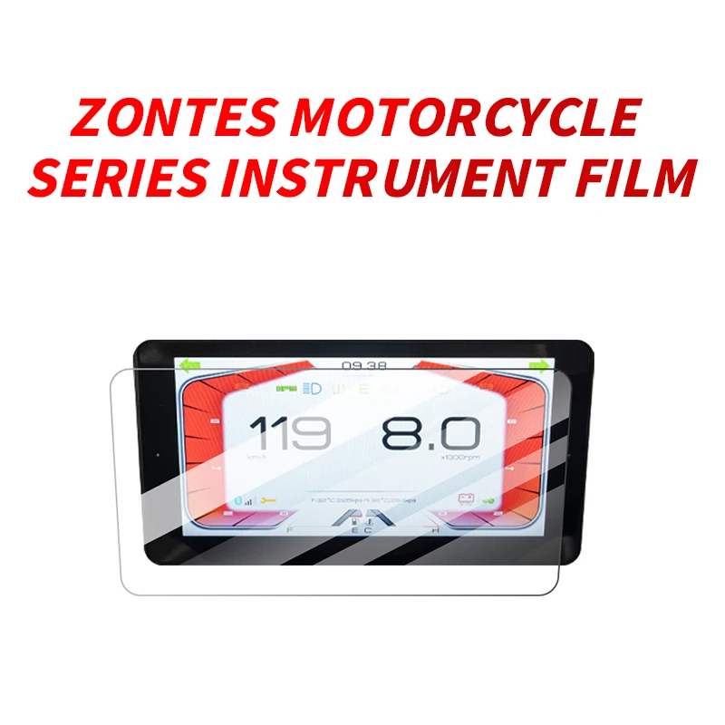 Per Zontes 350D 350M 150D Tachimetro Moto Pellicola Protettiva Trasparente Accessori Bici Strumento Adesivi Antigraffio