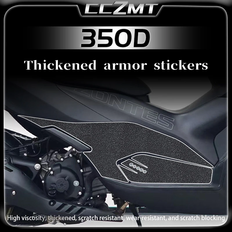 Per Zontes 350D 2022 Adesivi Per Armature Adesivi Per Serbatoi Di Carburante Pellicola Protettiva Addensata E Accessori Antigraffio Parte Modificata