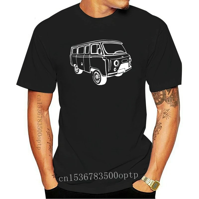 Maglietta T-Shirt Uaz 452 Minibus Uaz 3741 Auto Russa