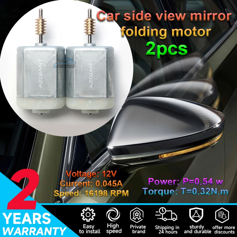 Motore Specchietto Pieghevole Per Auto Fc-280 Dc 12V 16198 Rpm 0.045A Kit Per Jaguar Xf X260 Tesla Model S Ptc Car Part Kit Di Riparazione Strumenti N