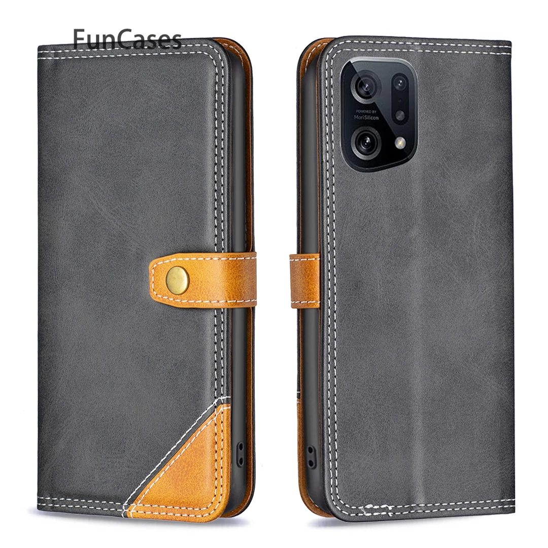Best Selling Clear Cases For Hoesje Oppo Find X5 Pro Flip Wallet Phone Cover Sfor Carcasa Oppo Telefoon Find X5 Lite Cellular