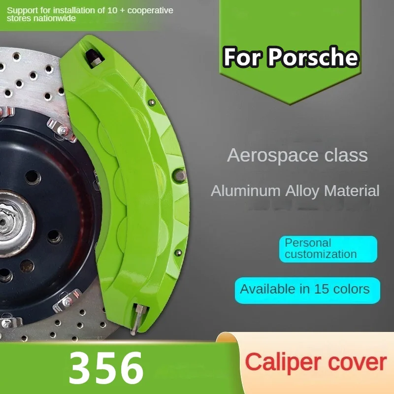 Per Porsche 356 Coperchio Pinza Freno Auto Anteriore Posteriore Kit Metallo Alluminio 3D