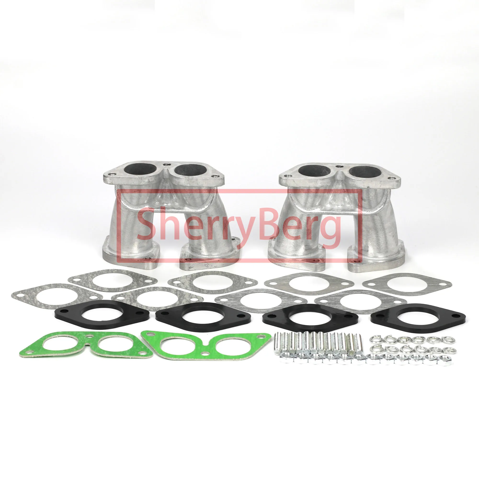 Spedizione Gratuita Sherryberg Dual Collector De Admision Kit Para 356 Porsche 912 Weber Las Fdi Dellorto Drla Empleados Fajs