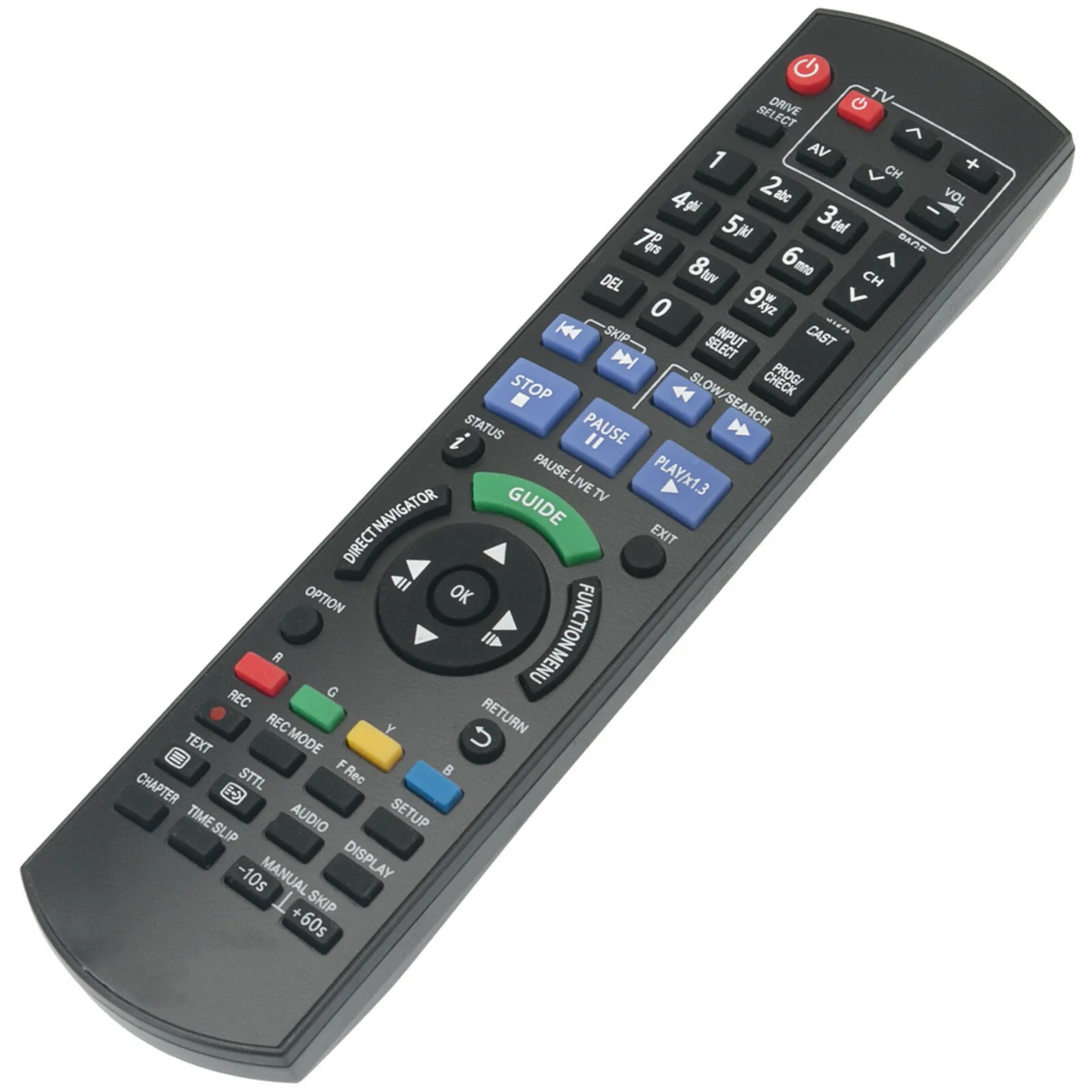 Telecomando Per Panasonic Dmr-Bwt720 Dmr-Bwt735 Dmr-Bwt850Eg Dmr-Bwt955Gl Dmr-Bwt720Gl Registratore Dvd Disco Blu-Ray