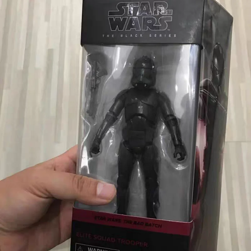 Nuovo 6 Pollici Star Wars The Black Series Kit Fisto Elite Squad Trooper Anime Action Figure Figurine Da Collezione Modello Di Bambola Regalo Giocatto