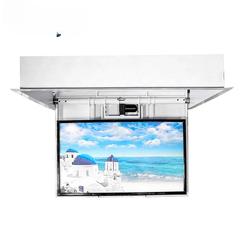 Controller Elettrici Intelligenti Staffa Meccanismo Regolabile Per Montaggio Tv Flip Down 32 46 55 75 85 Pollici Sollevatore Tv A Soffitto Motorizzato