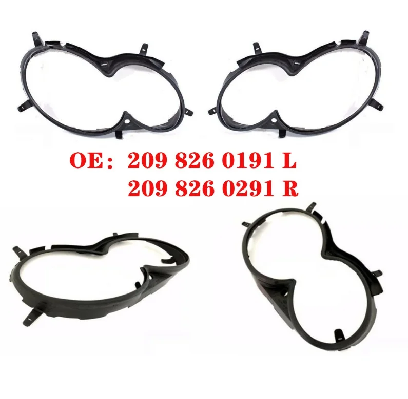 Striscia Sigillante Per Fari Paraurti Anteriore Per Mercedes Benz W209 Clk Coupe A Due Porte 2003-2009 Oem 209 826 0191 209 826 0291