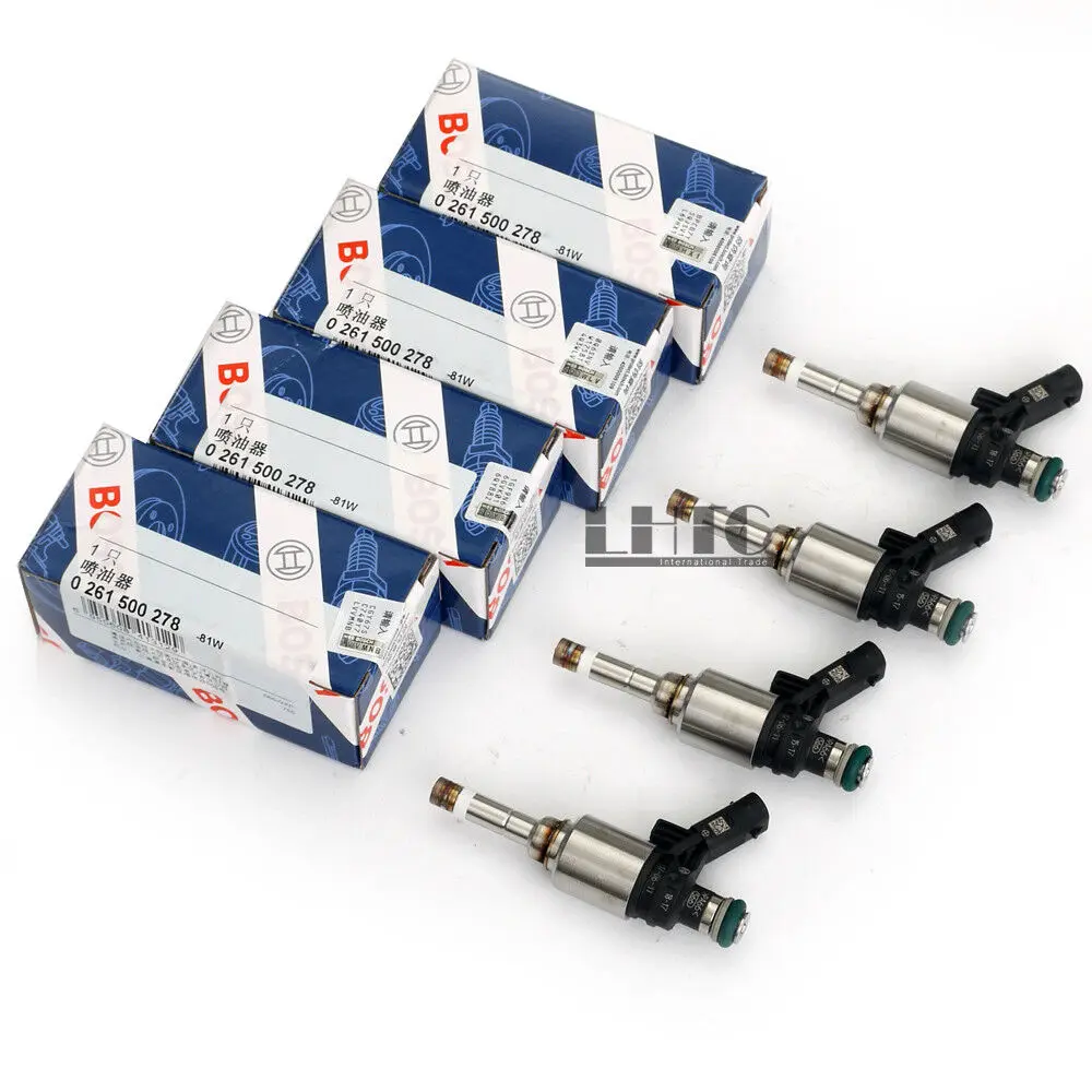 4 Iniettori Made In Germany Per Vw Jetta Gli Golf Gti Tiguan Eos Audi A3 A4 A5 Q5 Tt 2.0 Iniettori Di Carburante Tfsi Set 06H 906 036 G