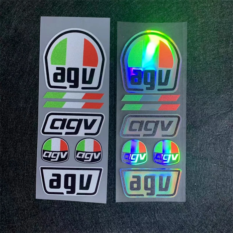 Adesivo Sponsor Per Moto Da Corsa Per Copertura Casco Agv Graffi Adesivo Impermeabile Riflettente Per Agv Refit