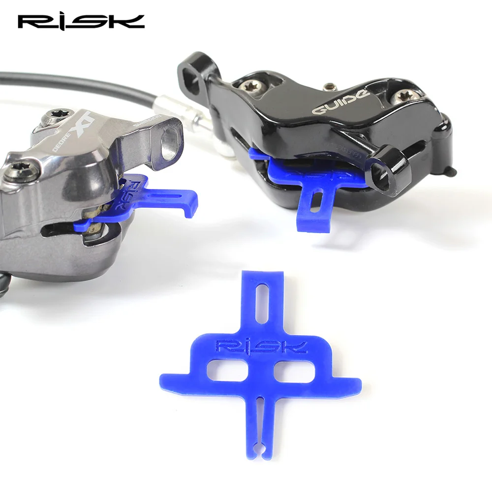 Rischio Mtb Bike Idraulico Pastiglie Freno A Disco Distanziatore Instert Bicicletta Pinza Freno Pad Washer Mountain Disco Freno Pistone Fermo Strument