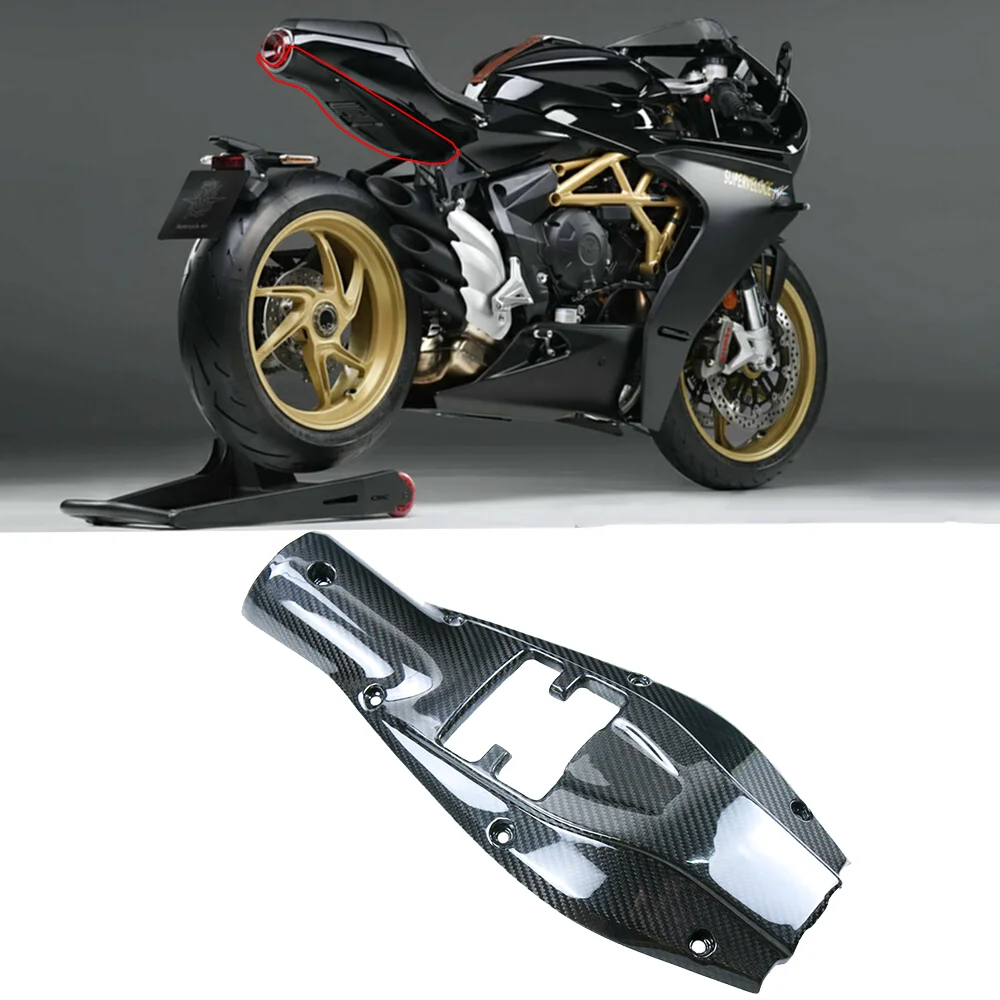 100% Dry Full Carbon Fiber Moto Modificato Accessori Undertail Carenatura Pezzi Di Ricambio Per Mv Agusta Superveloce 800 2020 2022