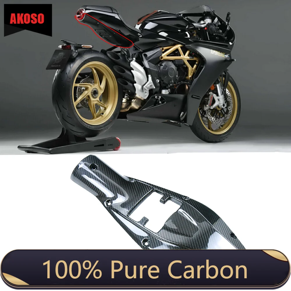 100% Dry Full Carbon Fiber Moto Modificato Accessori Undertail Carenatura Pezzi Di Ricambio Per Mv Agusta Superveloce 800 2020 2022