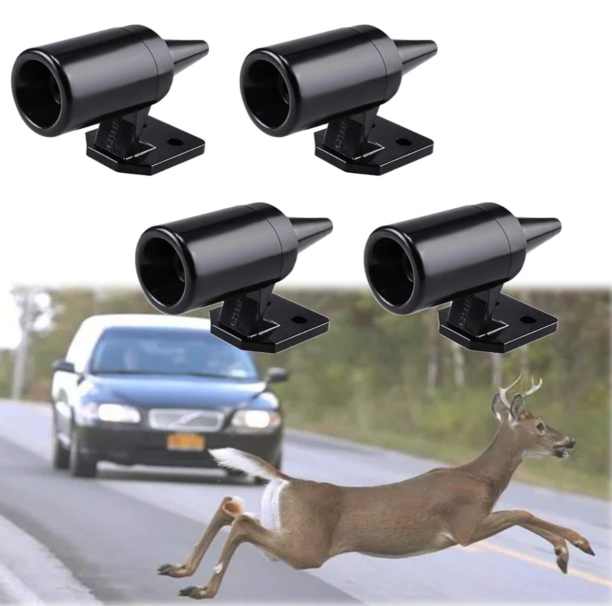 1Pc Animal Deer Warning Alarm Bicycle Car Per Mazda 3 Kia Ceed Toyota Corolla Hyundai I30 Cadillac Hyundai Accent 2008