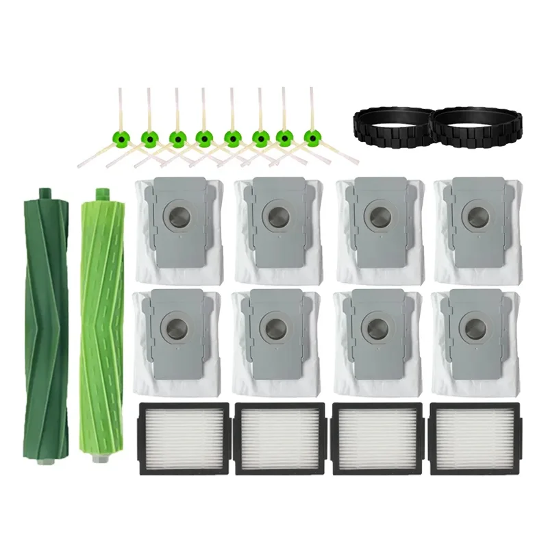 Side Brushes Roller Brush Hepa Filters For Irobot Roomba I7 I7+ E5 E6 I Series Robot Vacuum Cleaner Parts Replacement Kit