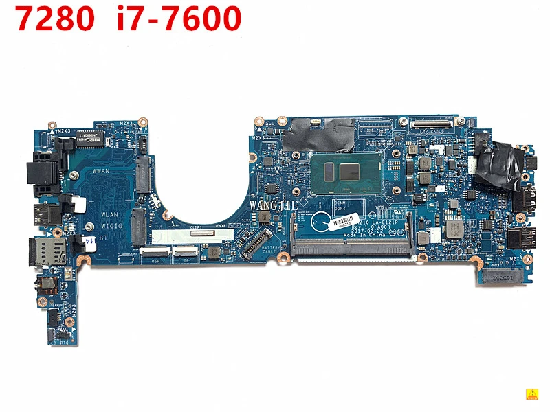 Per Dell Latitude 7280 Scheda Madre Del Computer Portatile Usato I7-7600 Cpu Caz10 La-E121P Ddr4 R5Yf6 0R5Yf6 Cn-0R5Yf6 100% Di Lavoro