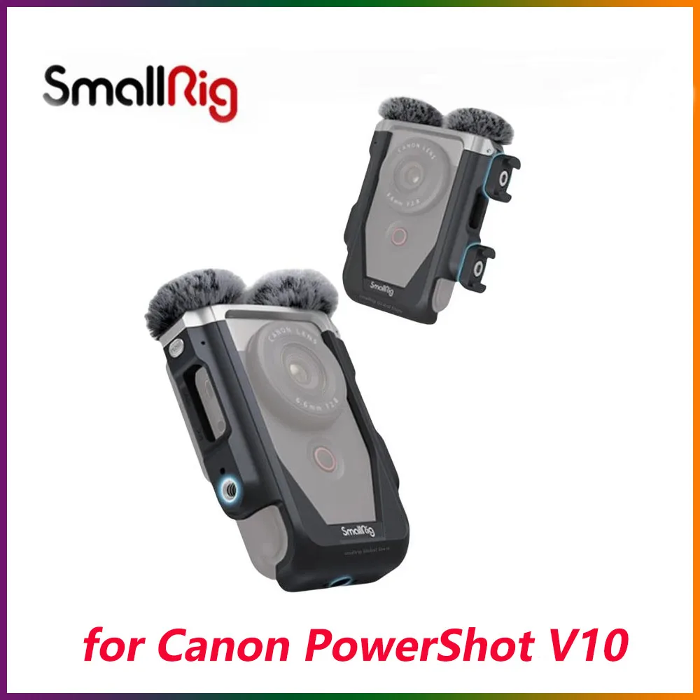 Kit Gabbia Smallrig Parabrezza Peloso Per Canon Powershot V10 4235 4177 Accessori Fotografici