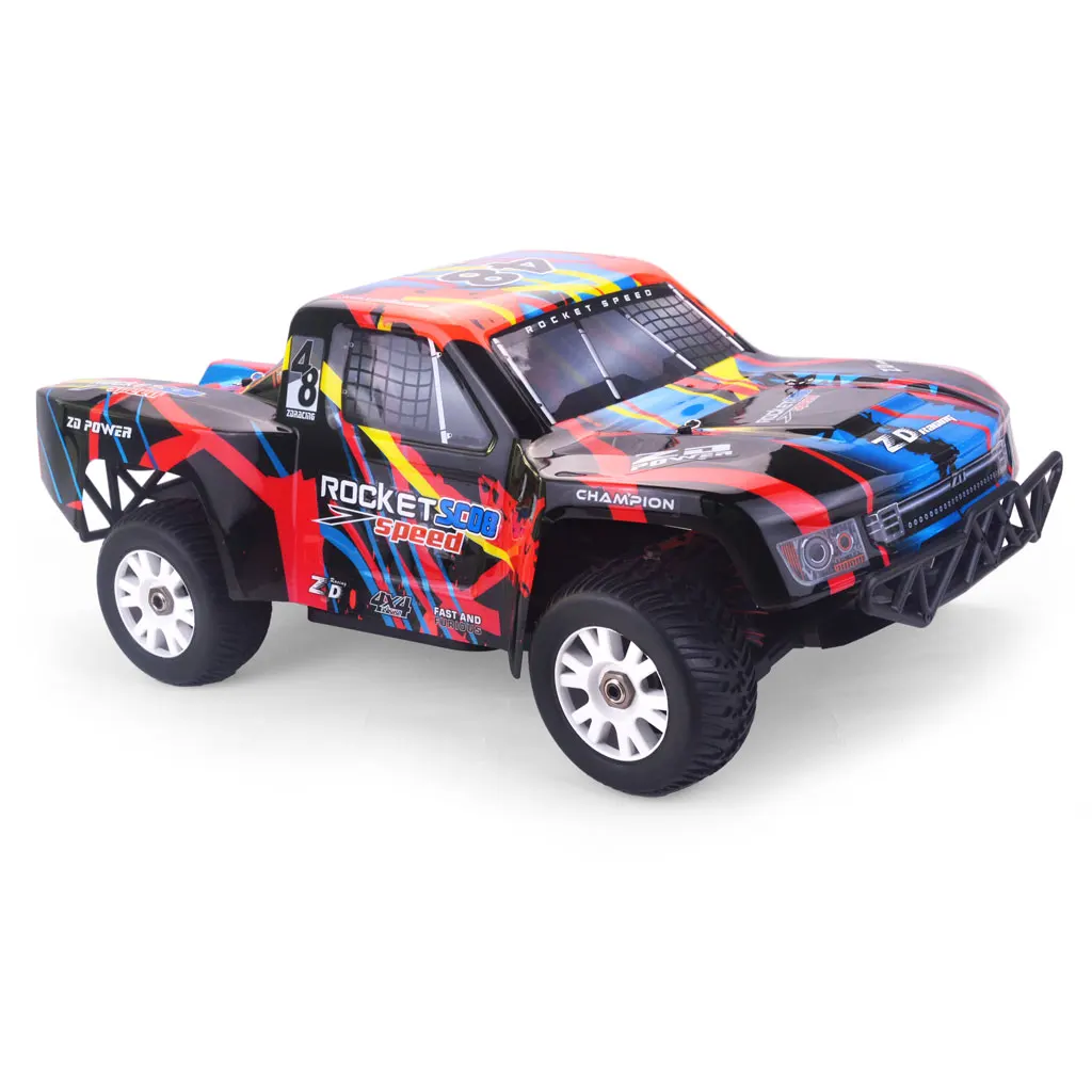 Zd Corsa 9203 08428 V2 1/8Th Bilancia 4Wd Brushless Elettrico Truck Short Course Rtr 80 Kmh Rc Auto Giocattoli All'Aria Aperta