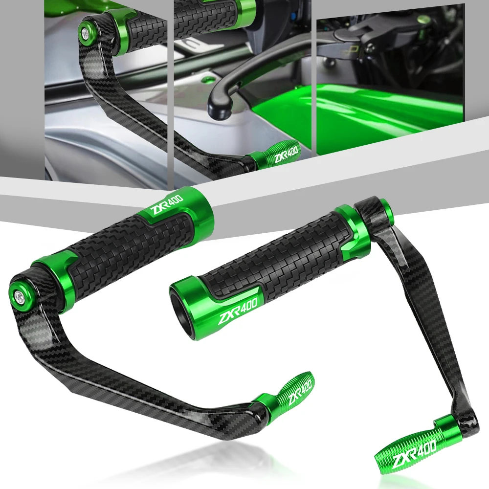 For Kawasaki Zxr400 Zxr 400 All Years Parts 1989 1990 Motorcycle Universal Handlebar Grips Brake Clutch Levers Guard Protector