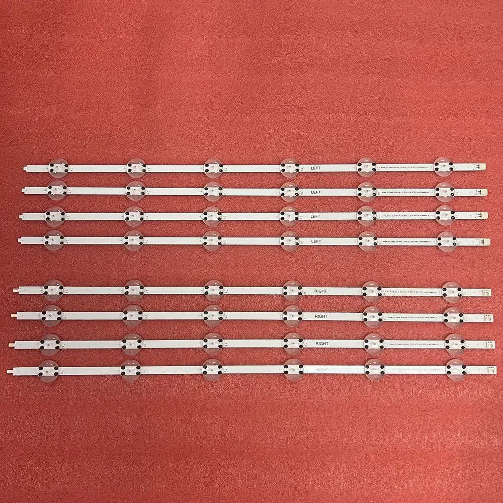 Kit 8 Pezzi Striscia Di Retroilluminazione A Led Per  Grundig 65Gdu7905B 65Vlx8000Bp 65L8860 65L8900 Al65L8960 65Gdu7500B Pc65163B R Wcg60601-Ac