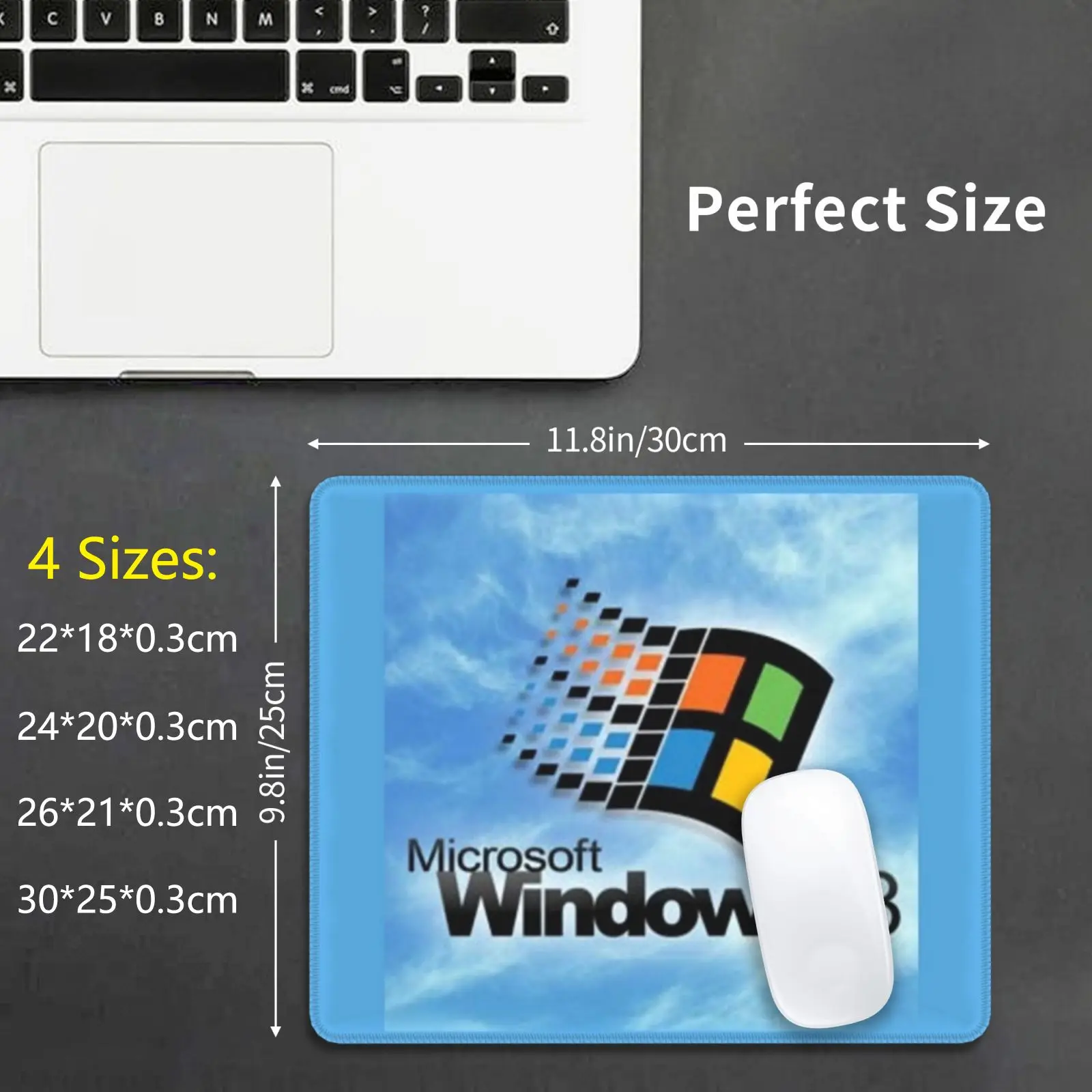 Tappetino Per Mouse Windows 98 Stampa Fai-Da-Te Windows 98 Windows Microsoft Steve Works Windows 10 Tecnologia Bill Gate