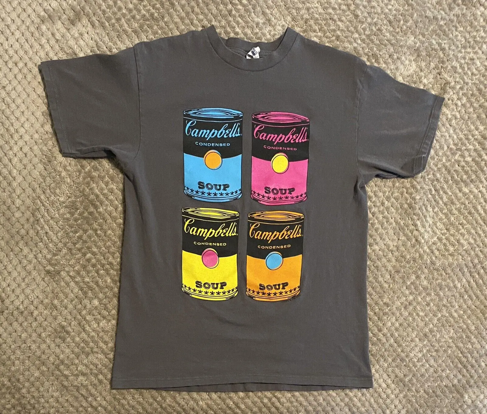 Canl'S Soup Can Artwork Optimal Cotton Wear T-Shirt Pesante Taglia M
