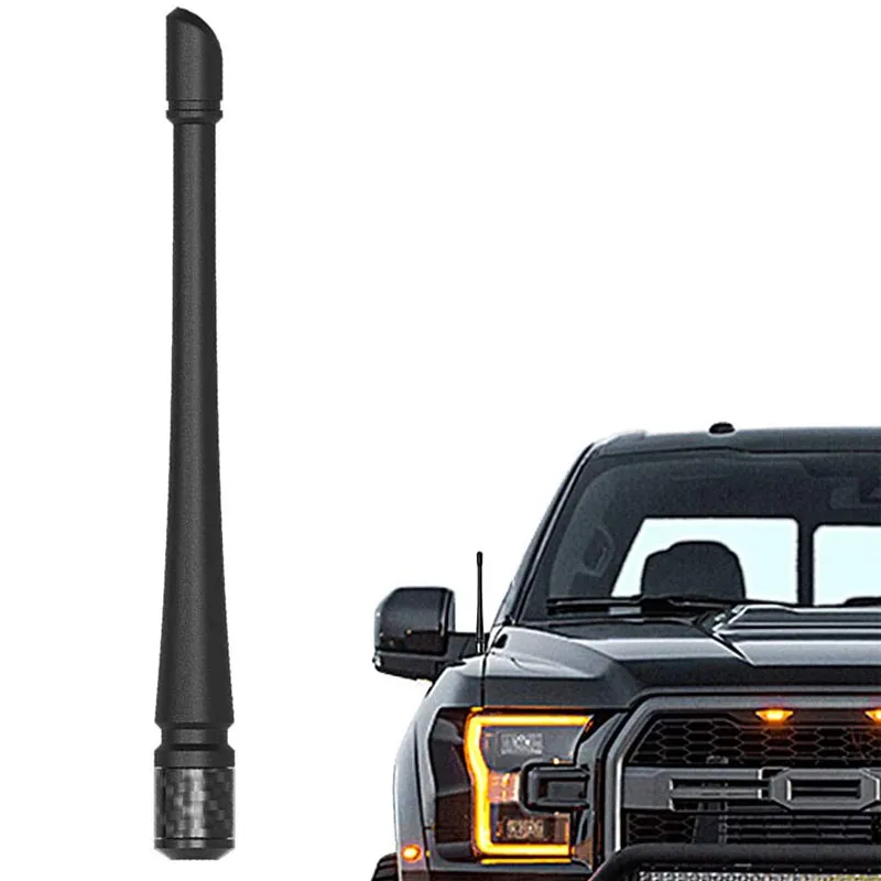Autoradio Fm Am Signal Antenna Per Ford F150 Jeep Wrangler Per Harley Davidson Antenna In Gomma Da 7 Pollici Ricezione Fm/Am Ottimizzata