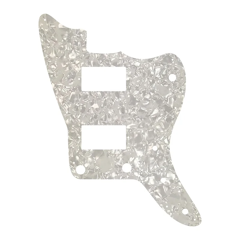 Pleroo Personalizza Le Parti Per Noi Fd Squier Contemporaneo Attivo Jazzmaster Hh St Battipenna Per Chitarra, Perla Bianca