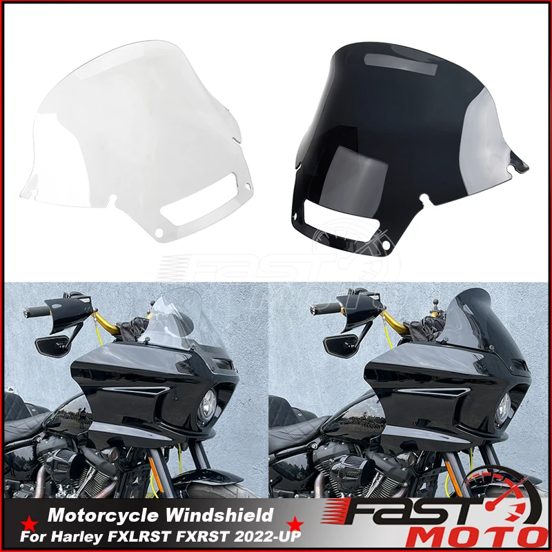 Fumo Trasparente Moto Parabrezza Parabrezza Per Harley Fxrst 1Yzz Low Rider El Diablo Low Rider St Fxlrst 1Yxz 2022 2023