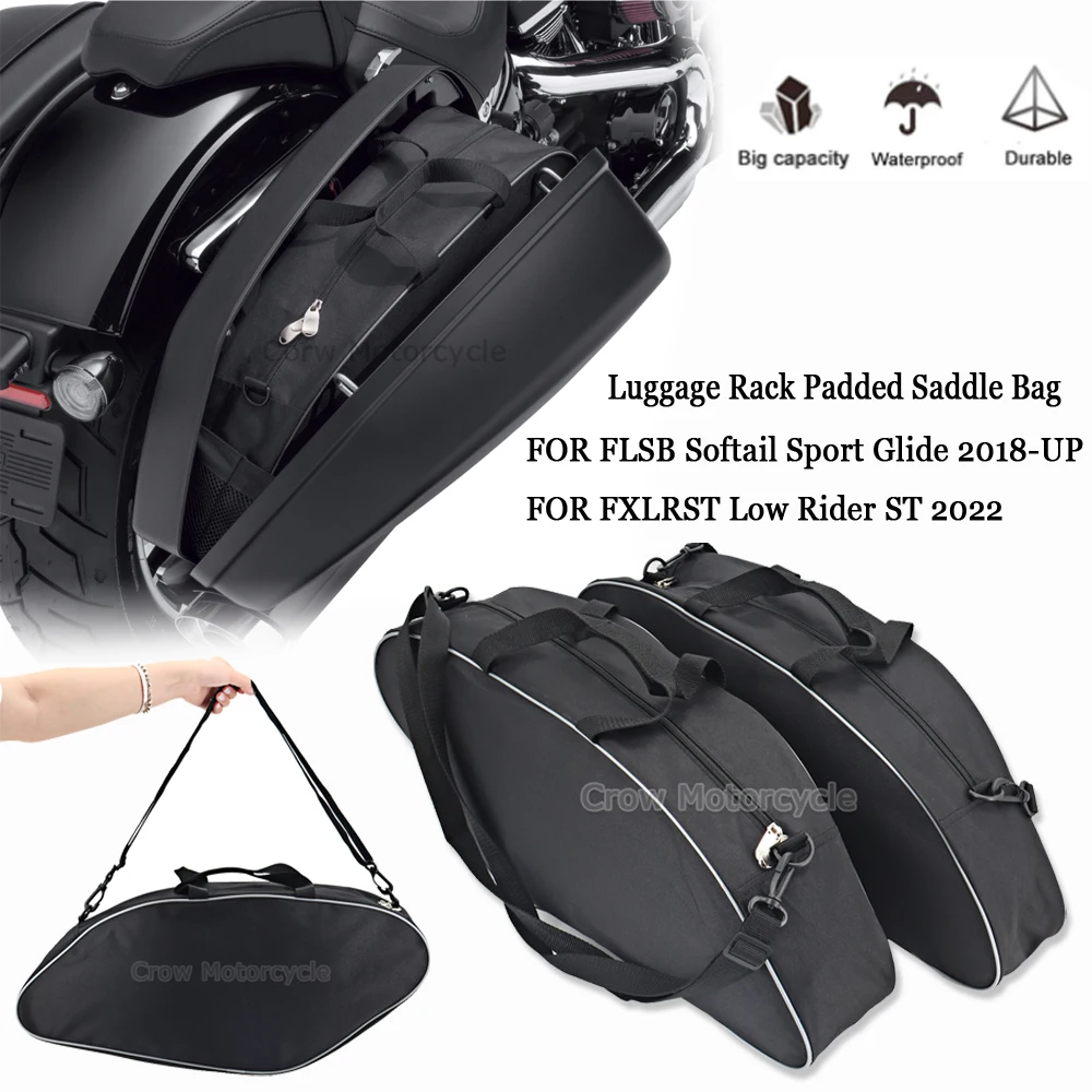 Borsa Da Sella Per Moto Portapacchi Fodera Borsa Da Sella Per Flsb Softail Sport Glide 2018 2021 2020 Fxlrst Low Rider St 2022