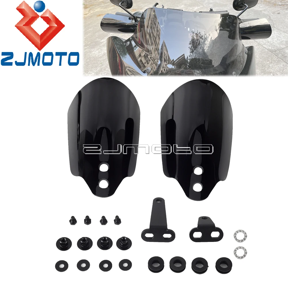 Manubrio Moto Nero Paramano Per Harley Softail Deluxe Standard Low Rider St 117 Street Bob Heritage Classic 114 2018 +