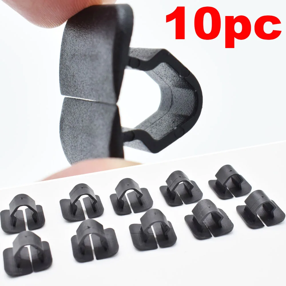 10X Muslimplastic Hood Bonnet Insulation Clip Rivet Fermo Per Vw Polo Tiguan Passat B5 B6 Seat Leon 2 Skoda Octavia 2