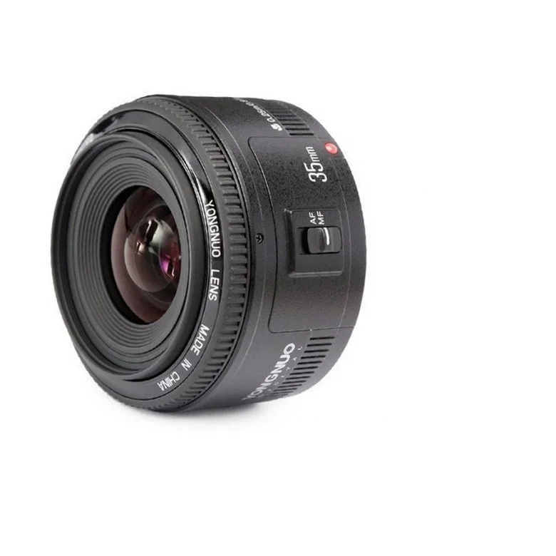 Obiettivi Per Fotocamera Superiore Yongnuo Marca F2 Obiettivo Grandangolare Prime Yn 35Mm F2 F2N Obiettivo Per Supporto Canon Per Canon Dslr 600D 70D 