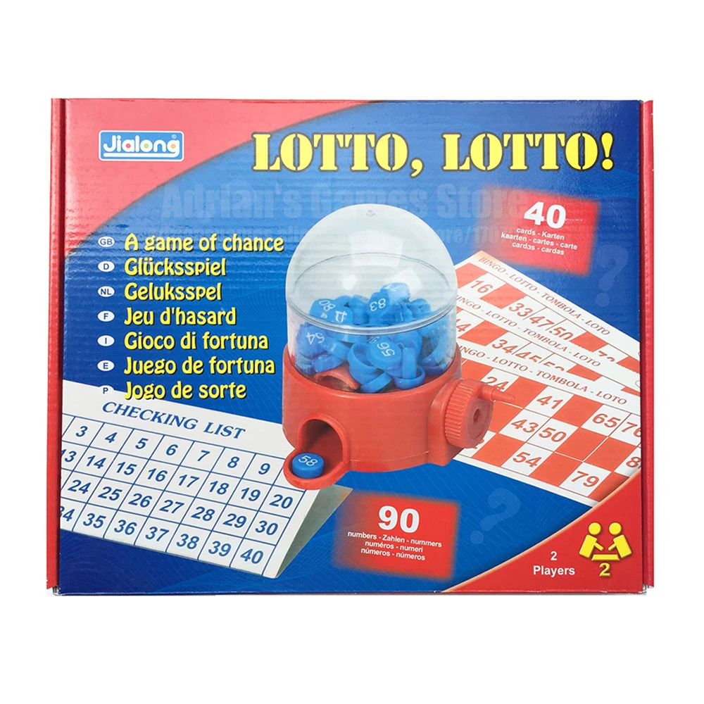 Lotto Bingo Draw Machine Lotto Bingo Lotteria Giochi Da Tavolo Tombola Lottery Machine Bingo Per Famiglia E Bambini Jeu De Socialete