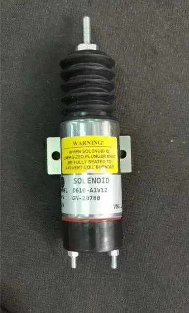 Solenoide Di Arresto Arresto Carburante 12V D610-A1V12 D610-B1V12 D610-C1V12 Per Motori Trombetta Kubota Perkins 1502-12C2U1B1S1