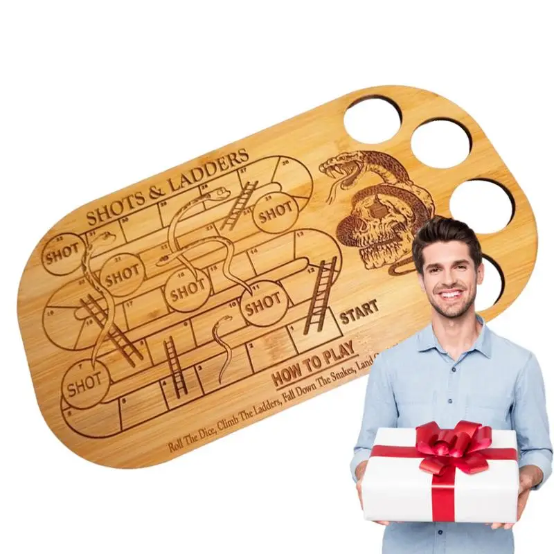 Gioco Da Tavolo Da Bar Base Da Gioco Da Tavolo Per Vino In Legno Con Tazze Per Bere Tavolo Da Scacchi Volante Set Da Gioco Per Bar Hotel Home Party